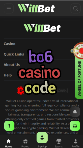 Bo6 Casino Code - Latest Promo Codes & Free Spins 2024-casinoorder.vip